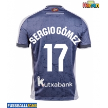 Real Sociedad Sergio Gomez #17 Auswärtstrikot 2025-26 Kurzarm